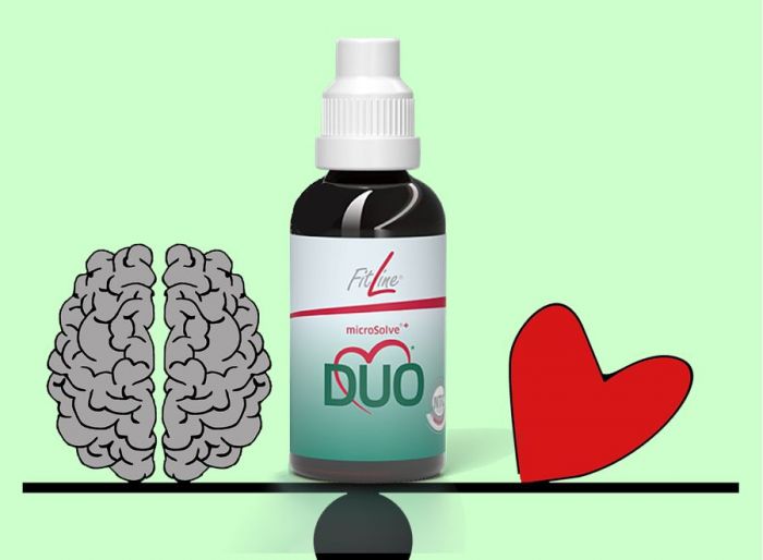 Fitline Heart Duo showing bottle design